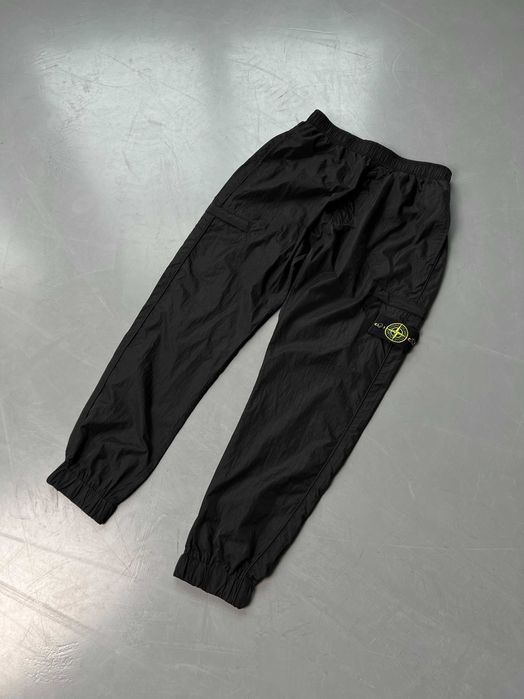 БЕЗ ПЕРЕДОПЛАТИ | STONE ISLAND nylon metal штани нейлон стон айленд
