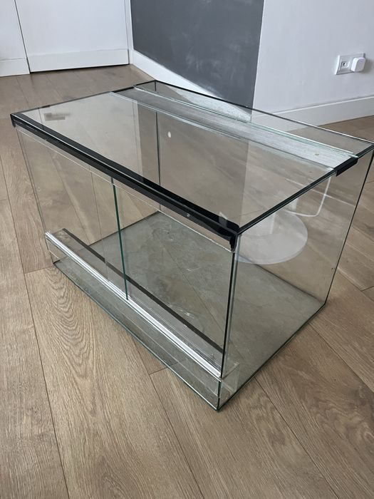 Terrarium o wymiarach dłu-60 wys-40 głb-40