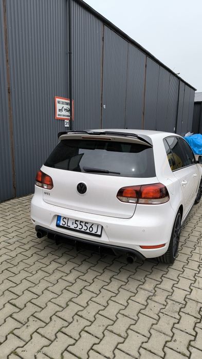 GOLF 6 Lotka Dokładka Spoiler R/GTI/GTD Czarny Połysk