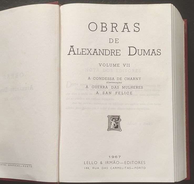 Obras de Alexandre Dumas (vols. VI, VII, VIIII)