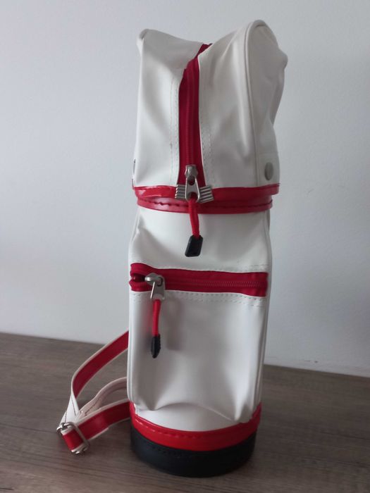 Mini saco de golfe em cabedal