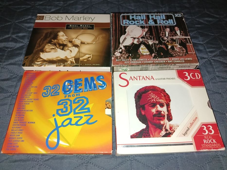 CD фірмові по(3 cd box)jazz,bues