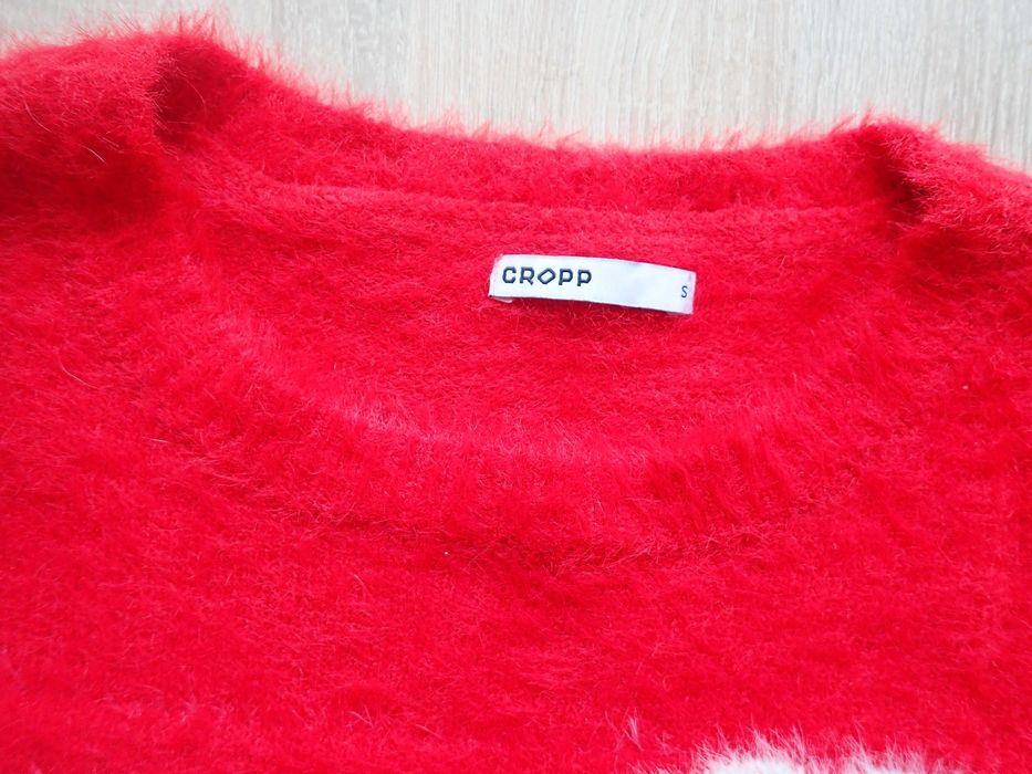 Sweter czerwony firmy CROPP, rozm. S