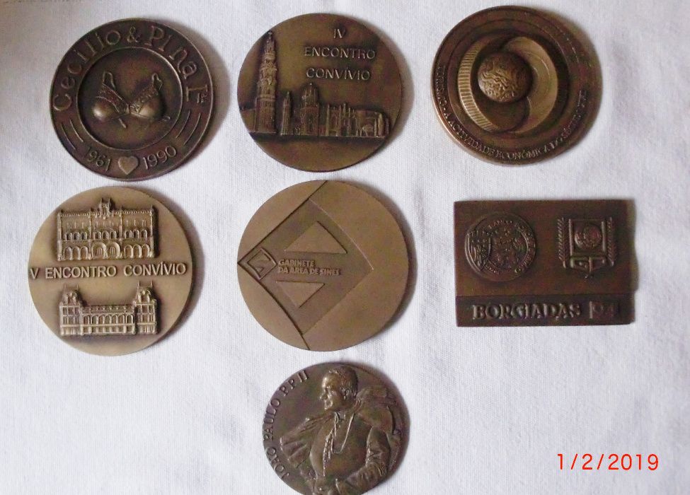 Medalhas em Bronze