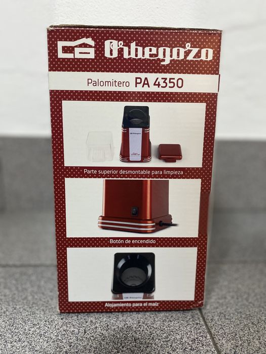 Máquina de Pipocas NOVA – Selada na caixa