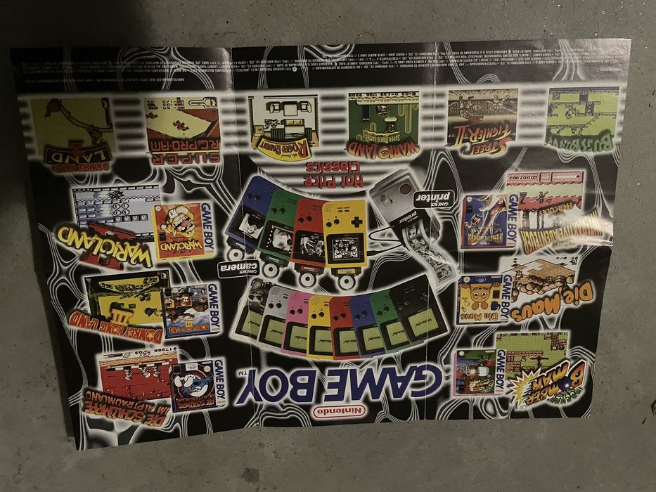 Folheto Nintendo 64/gameboy