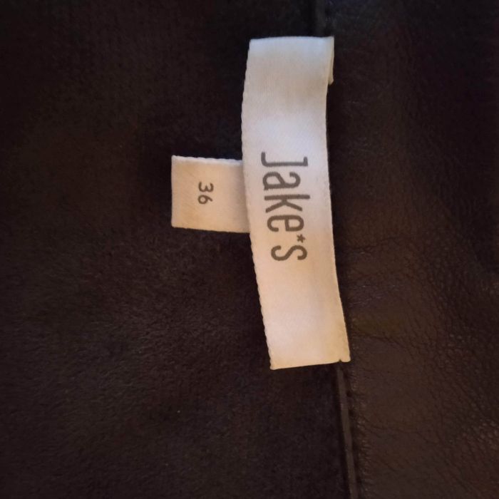 Платье из экокожи.