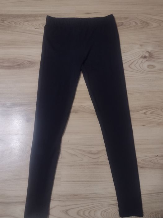 Czarne legginsy dziewczęce