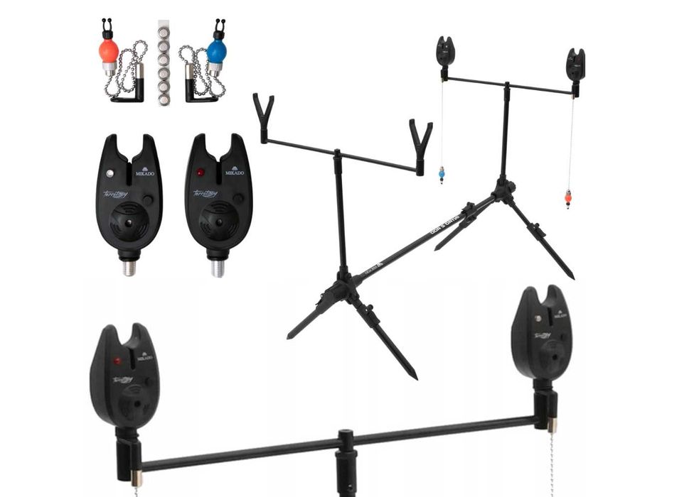 Lekki ROD POD stanowisko KARPIOWE wędkarskie stojak na wędki + GRATIS