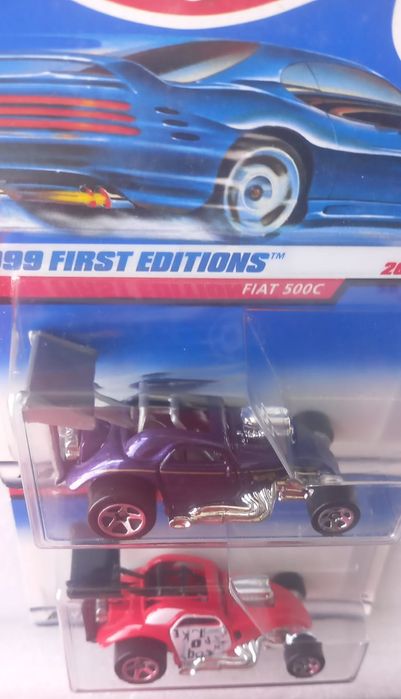 Conjunto 2 Fiat 500C Hot Wheels