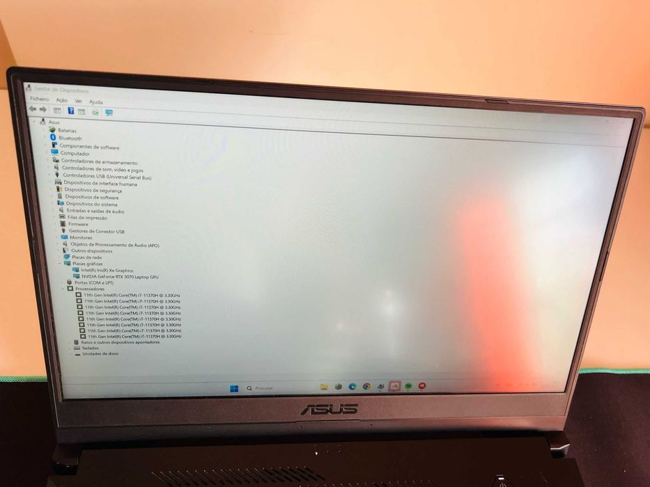 Portatil Gaming - Asus TUF Dash F15 RTX 3070,40GB RAM + Cooler GRÁTIS!