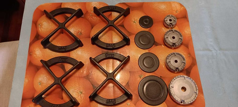 Placa de Fogão Teca, de vidro cerâmica, a gás,  em boas condições