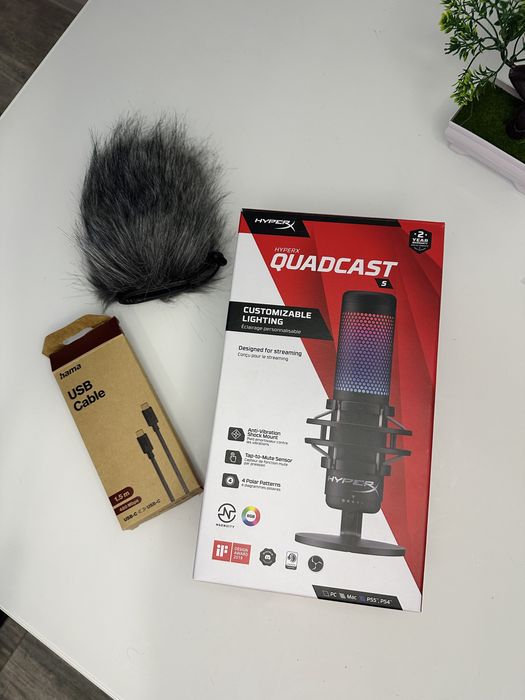Мікрофон HyperX QuadCast S