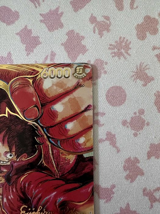 Original Monkey D. Luffy SR (Super Rare) card from the One Piece