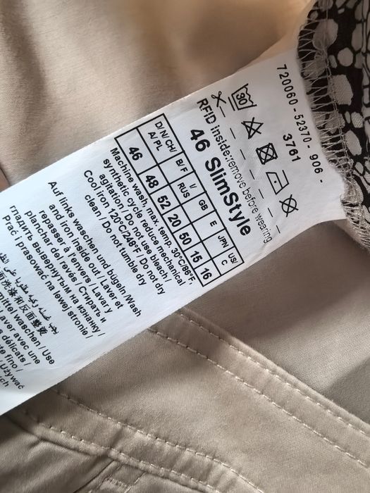 Viralowe spodnie damskie klasyczne marki Gerry Weber rozmiar 46/48