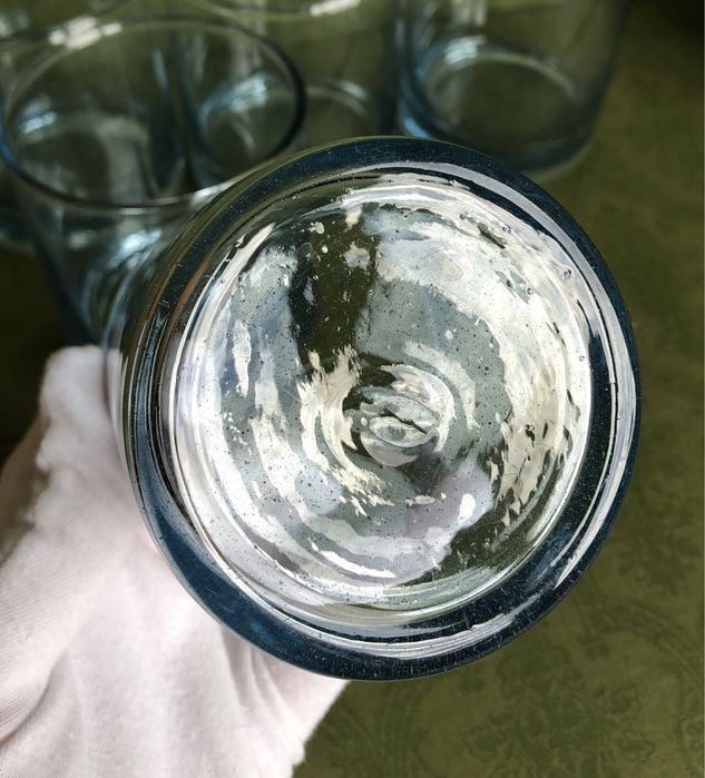 Szklanki Zara Home ręcznie wykonane niebieskie niebieski 5 sztuk