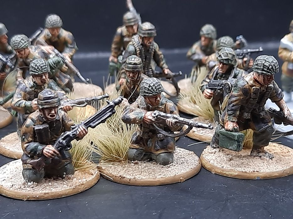 Bolt Action German Army Fallschirmjager pomalowane