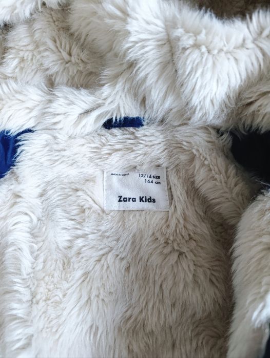 Куртка-парка Zara Kids 13-14(164) синій колір