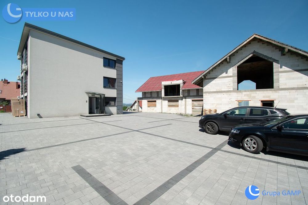 Dwa budynki 795 m2| Działka 30ar|Borzęta-Myślenice
