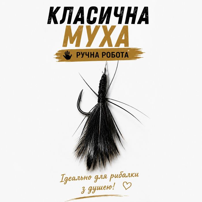 Муха для риболовлі 
РУЧНА РОБОТА