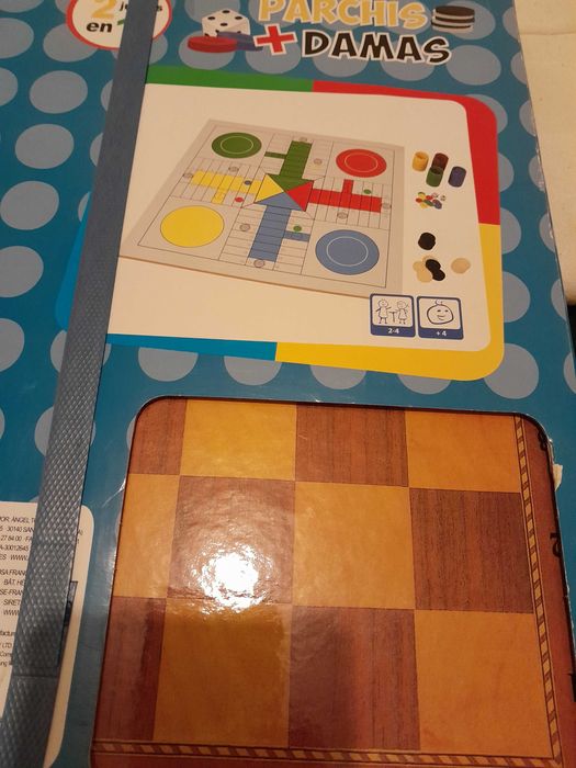 Jogos de tabuleiro, 2 em 1 Novo