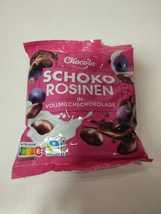 Rodzynki w czekoladzie z Niemiec