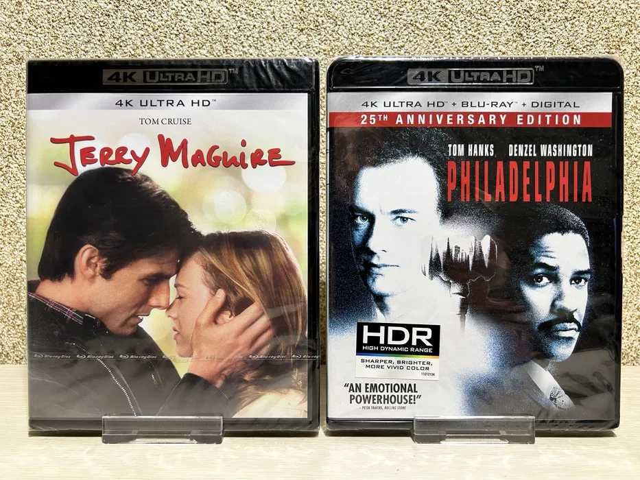 4K UHD Blu-ray Плохие парни 1-3 /Ярость/ Черный ястреб /Звезда родилась/Джерри Магуайер/Филадельфия