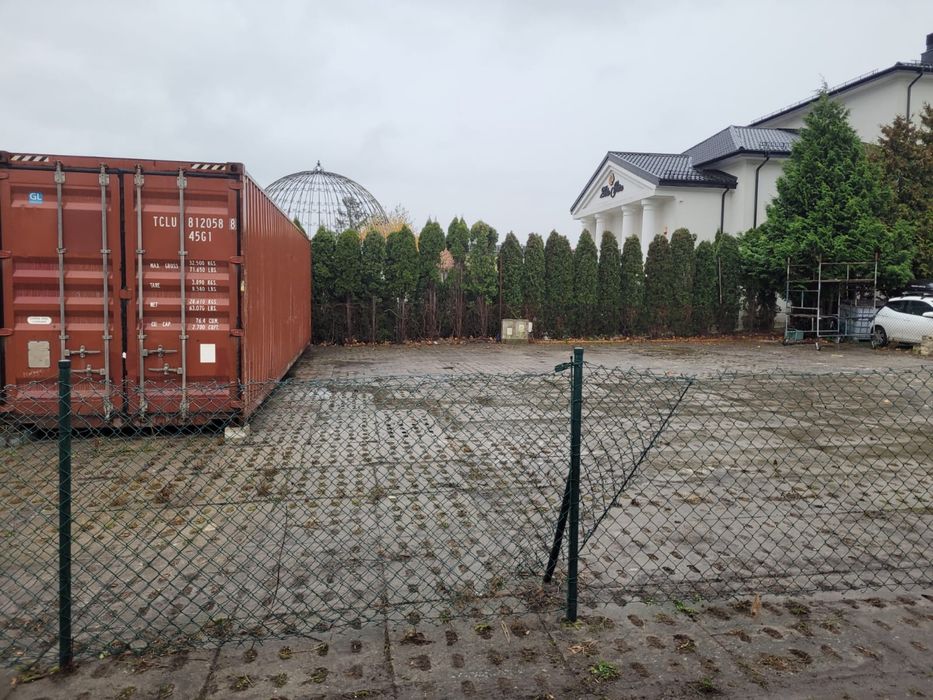Wynajmę plac 340m2 z kontrnerem