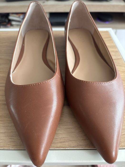 Baleriny Ralph Lauren baleriny skórzane Londyn