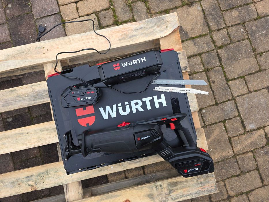piła szablasta WURTH AFS 18 COMPACT 2x5Ah ładowarka walizka