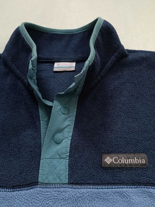 Columbia Steens Mountain Fleece Jacket - Bluestone/Collegiate Navy
