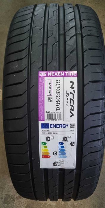 Nowe opony letnie NEXEN N'FERA SPORT 225/40R20 94Y