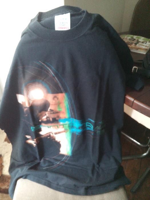 T-shirts oficiais concertos rock-BonJovi -Santana