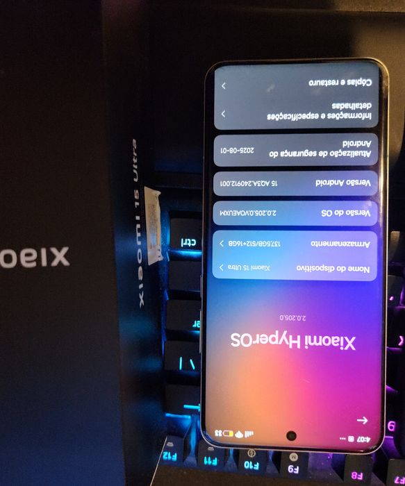 Xiaomi 15 ultra 16gb 512gb  versão  camera