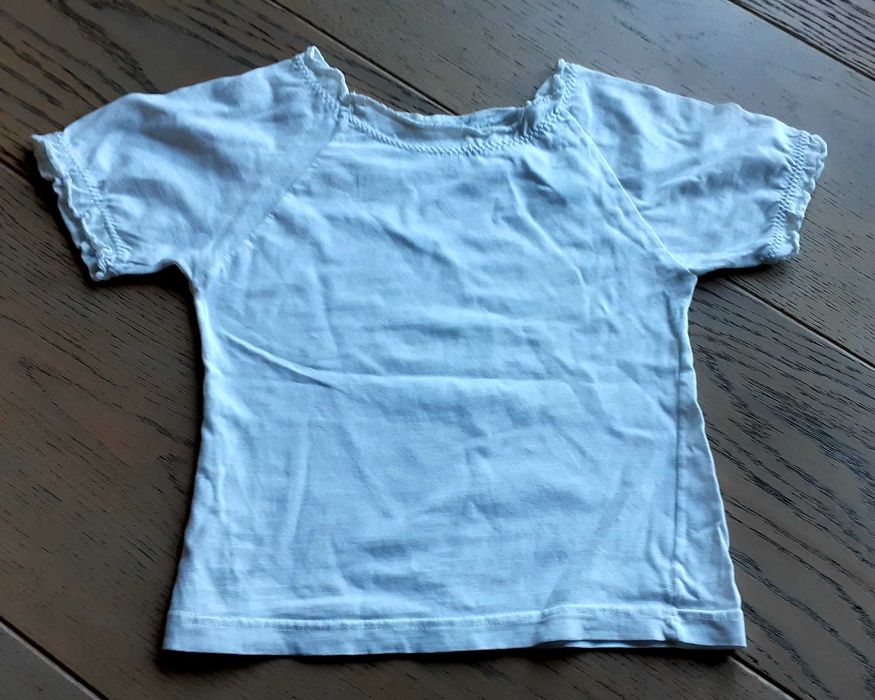 koszulka t-shirt dla dziewczynki 1 rok 80 100% bawełna