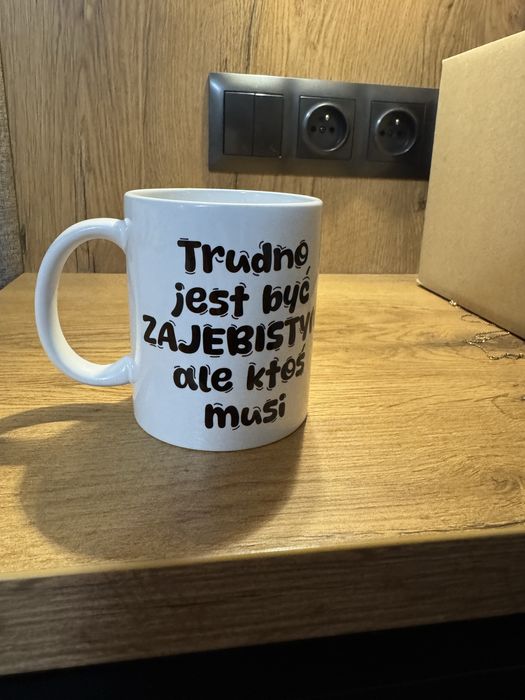 Kubek ceramiczny dla chłopaka mężczyzny. 330 ml nowy