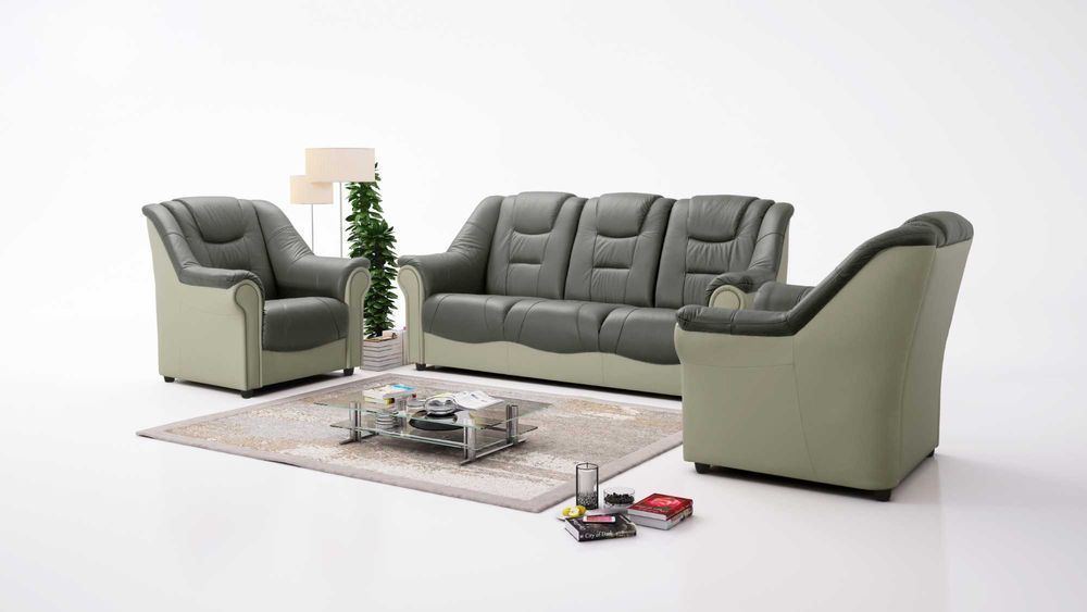 Skórzany komplet wypoczynkowy 311 "KAROL" SKÓRA NATURALNA PRODUCENT