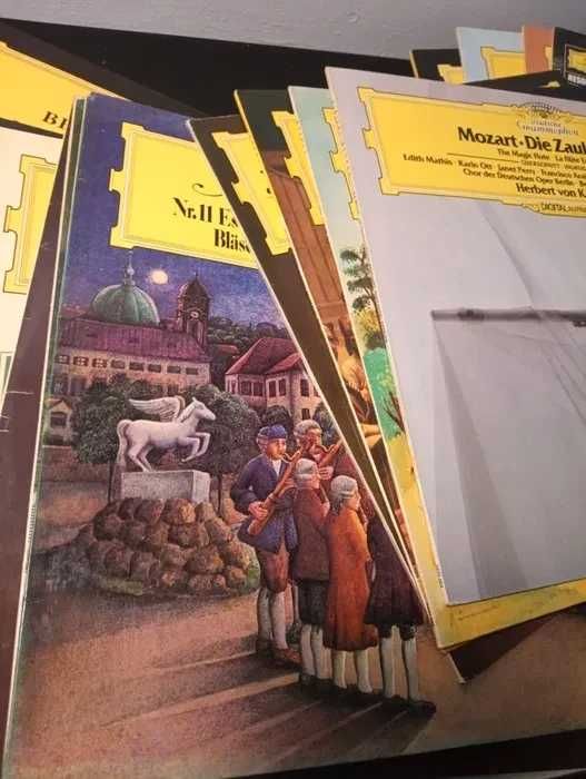 31 Discos vinil musica classica Coleção Deutsche Grammophon* Verdi, Puccini, Tchaikovsky, Beethoven, .