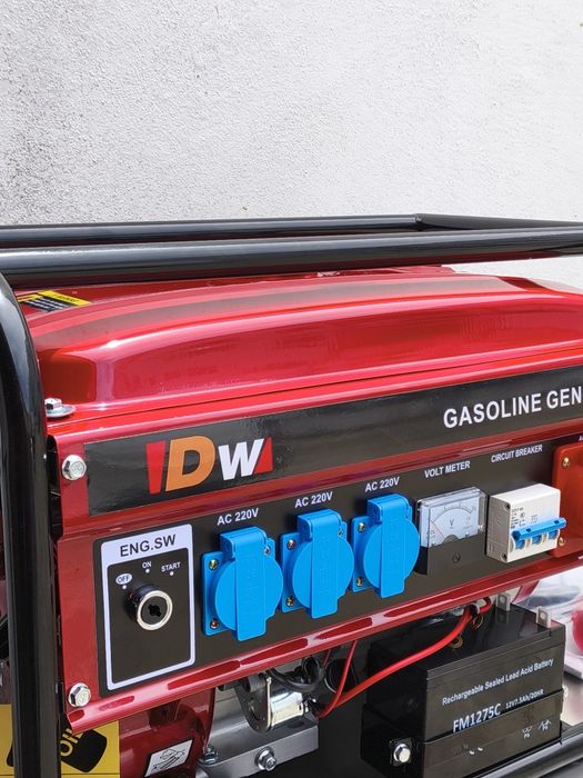 Gerador 8500w arranque eléctrico de chaves monofásico e trifásico