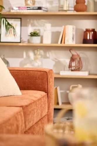 Sofá chaise longue com cama Azzuro, 4 lugares, como novo