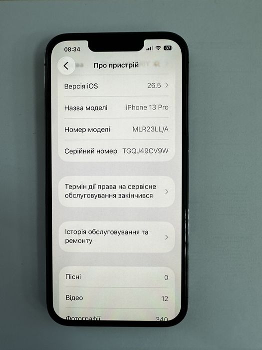 Iphone 13 pro Graphite 128 GB