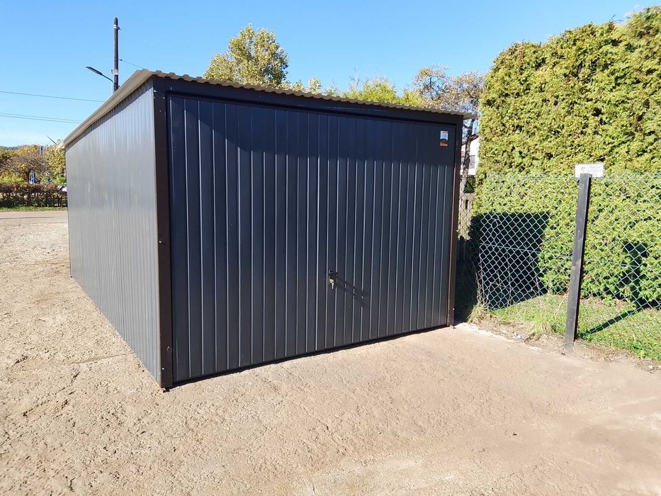 Garaż Blaszany Blaszak 3x5 Grafit