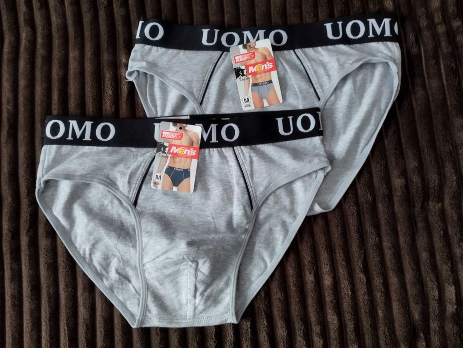 UOMO Slipy Majtki Męskie bawełna rozmiar M  NOWE  95% bawełna