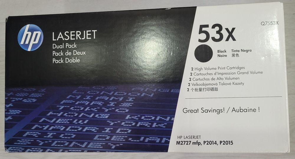 2 HP laserjet 53X dualpack selados + Oferta