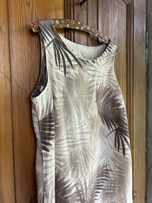 Sukienka z lnu 100% Green Ice M