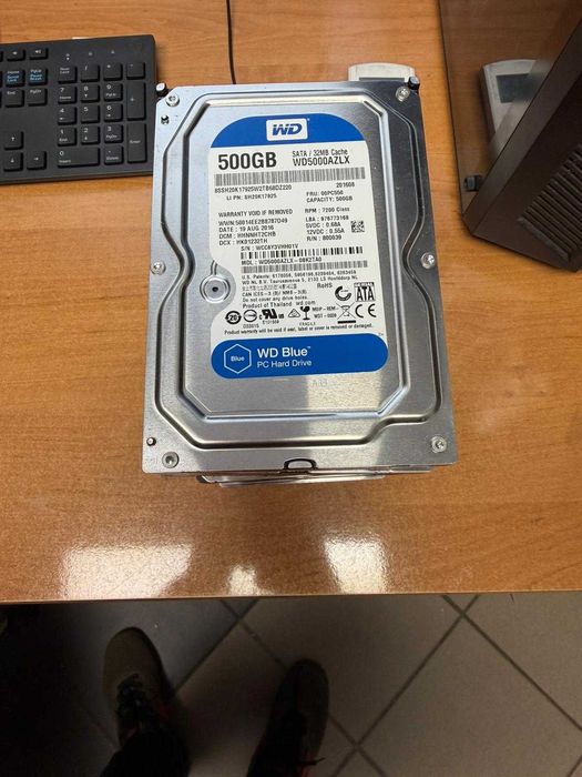 10 Szt dysków HDD 500Gb Hitachi/WD sprawne