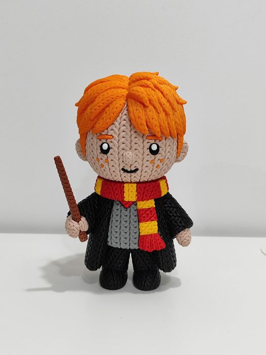 Ron Weasley 3D (Estilo Crochet)