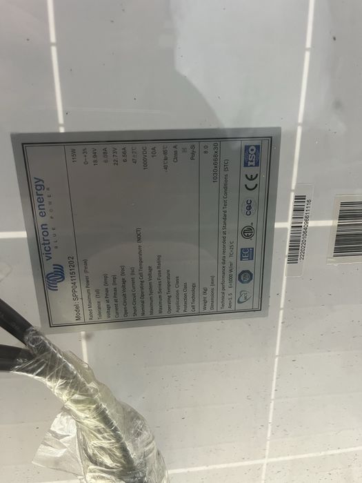 Сонячні панелі в квартиру  2шт 115w i 100w ,майже не користувались