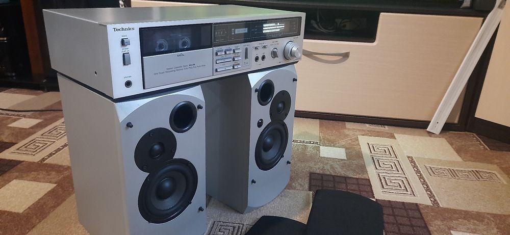 Technics M226, кассетная дека 1982гг. +акт.кол. Sven BF31+видео работы