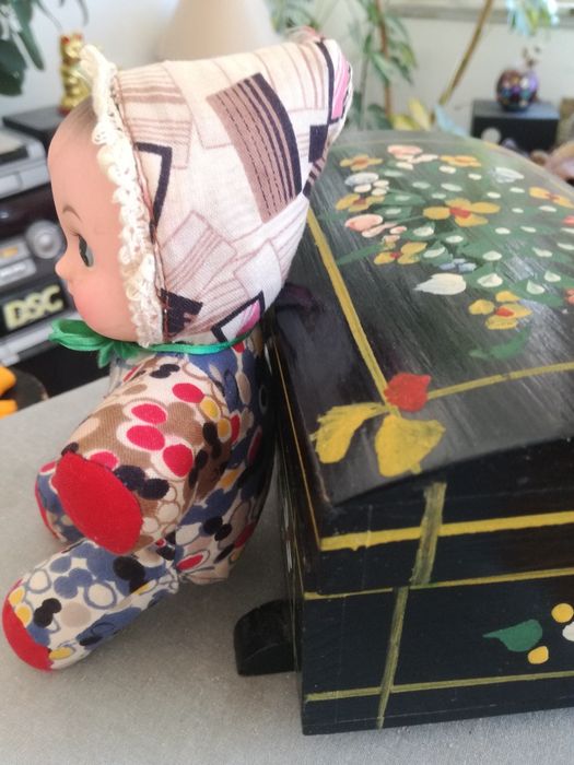 Boneca de 1960 - Belle Pouet feita à mão.